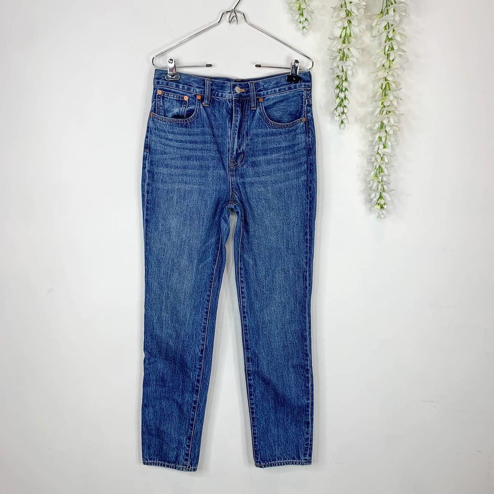 MADEWELL The Perfect Vintage Full-Length Jean straight leg medium wash